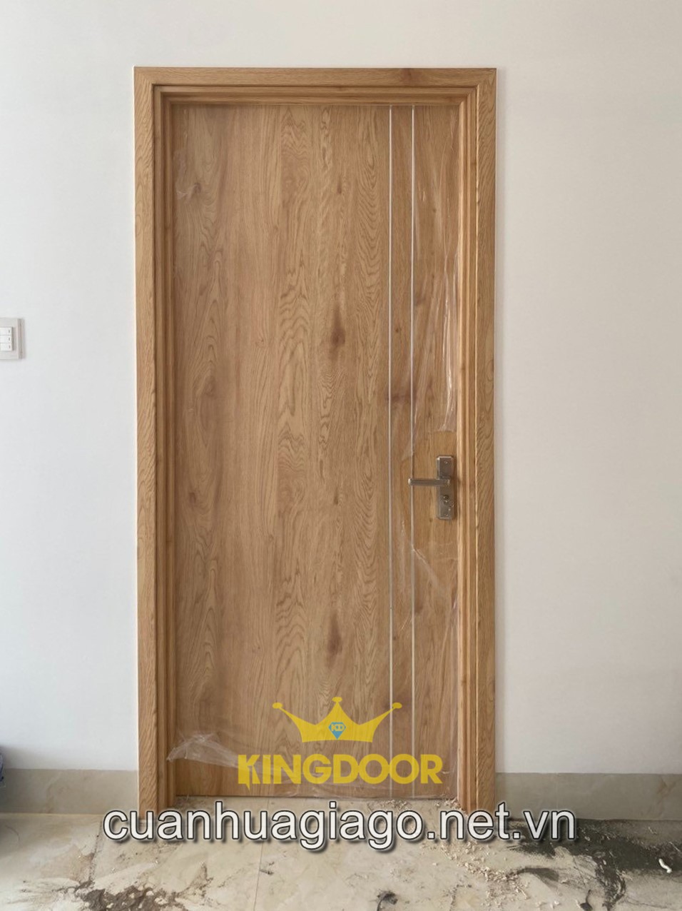 Mẫu cửa nhựa vân gỗ đẹp