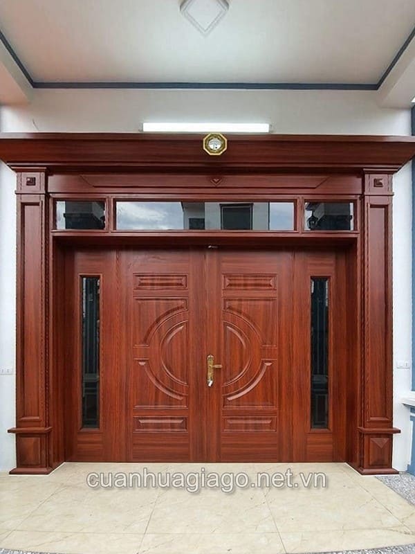 Mẫu cửa thép Luxury hiện đại