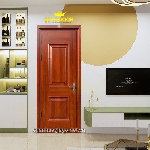 Mẫu cửa thép vân gỗ 1 cánh