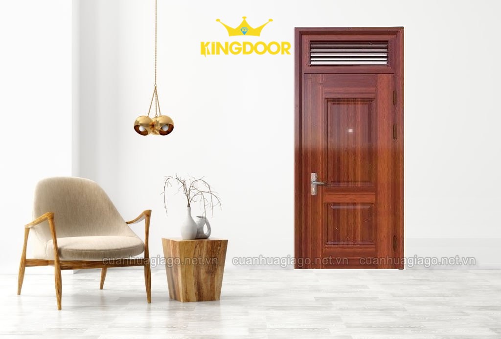 Cửa thép vân gỗ mã KG-1.06.NC