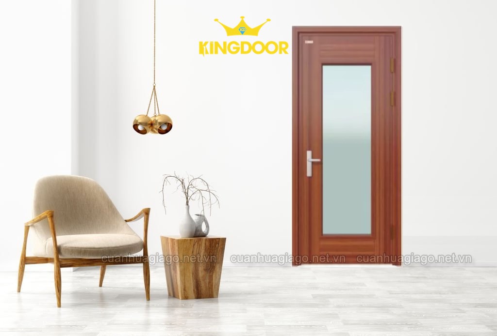 Cửa thép vân gỗ mã KG-1.K