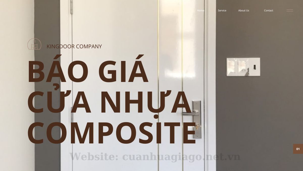 Báo giá cửa nhựa Composite