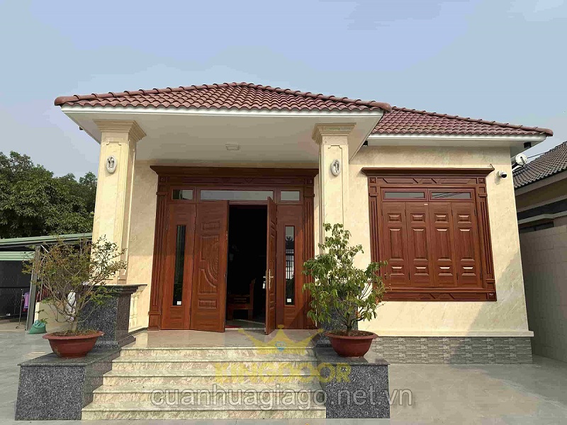 Cửa thép vân gỗ Kingdoor