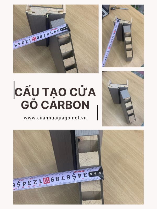 Cấu tạo cửa gỗ Carbon
