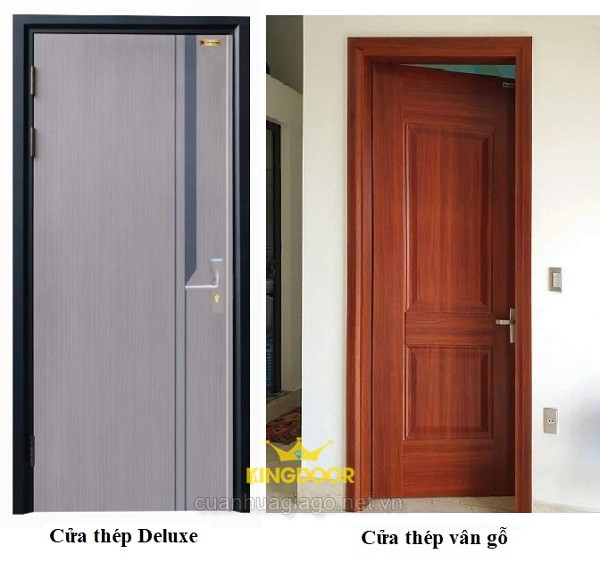 Cửa thép vân gỗ 1 cánh Ninh Thuận