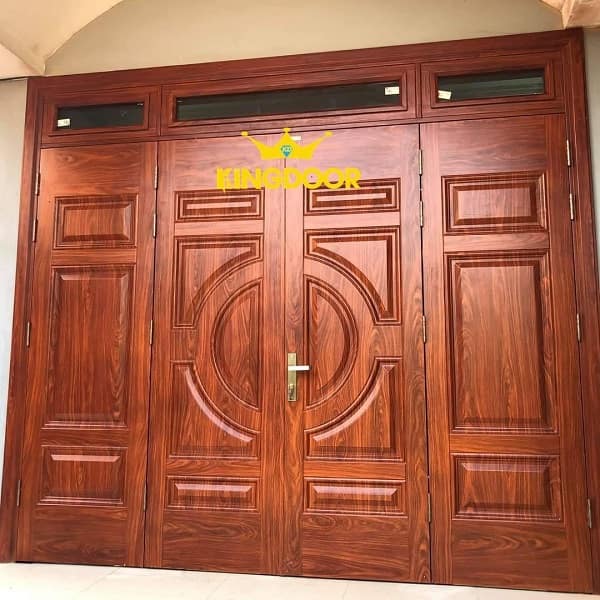 Giá cửa thép vân gỗ tại Kon Tum