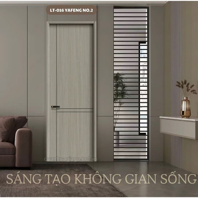 Mẫu cửa gỗ Carbon tại Phan Rang