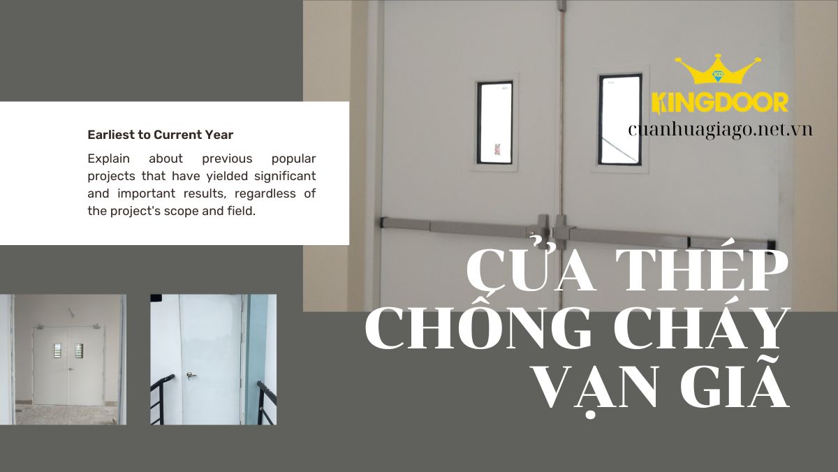 Cửa thép chống cháy Vạn Giã