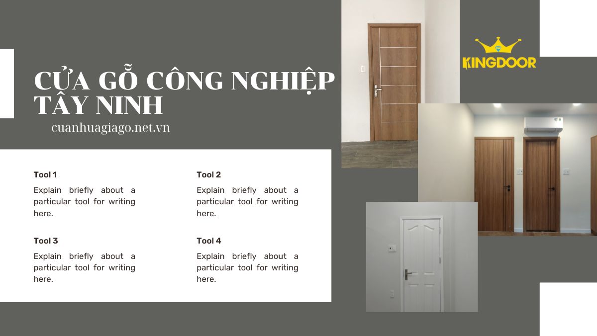 Cửa gỗ công nghiệp tại Tây Ninh