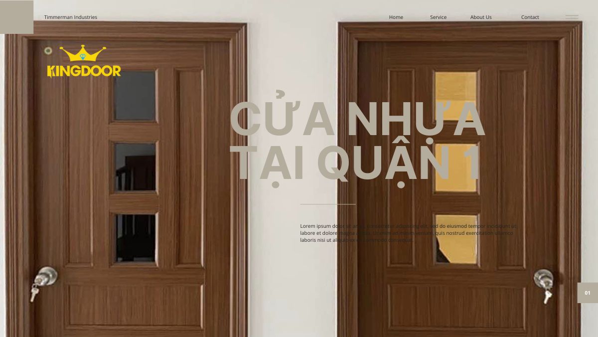 Cửa nhựa tại quận 1