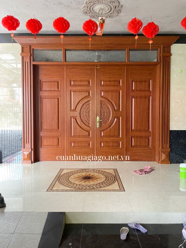 Cửa thép 4 cánh đều Khánh Vĩnh