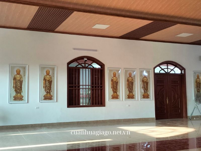 Cửa vòm thép vân gỗ
