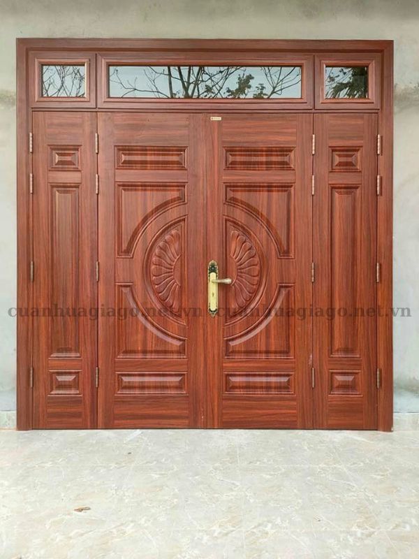 Cửa thép 4 cánh lệch Vạn Giã